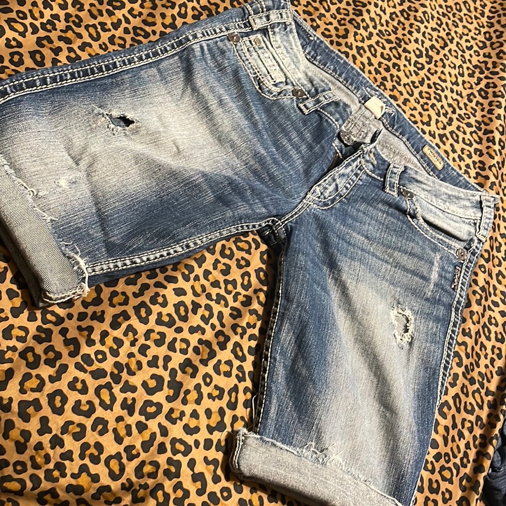 Silver jeans